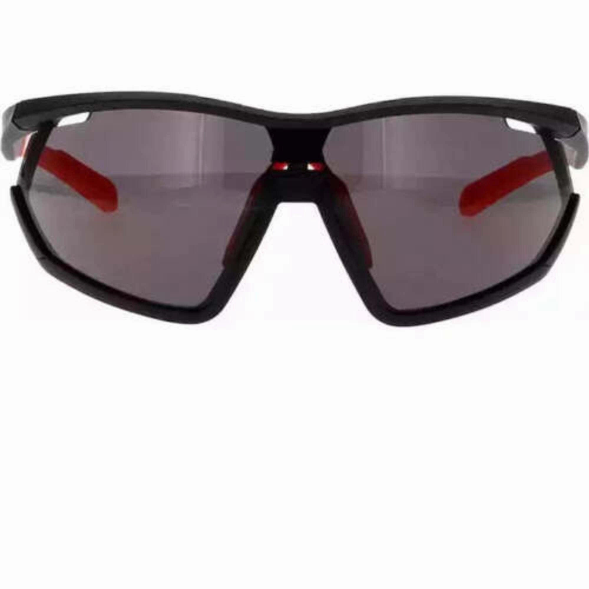 Adidas Women's Sunglasses - Matte Black Shield Frame Smoke Lens | ADIDAS SP0002 02A