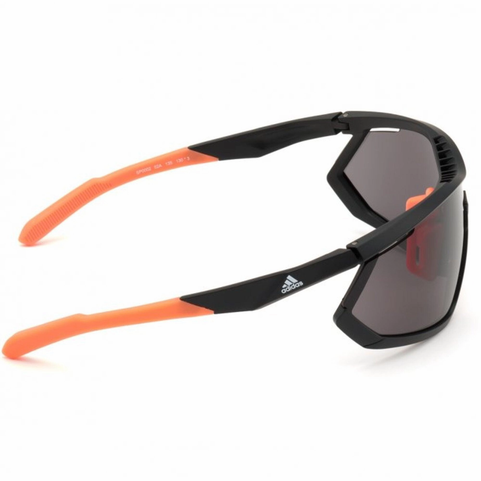 Adidas Women's Sunglasses - Matte Black Shield Frame Smoke Lens | ADIDAS SP0002 02A