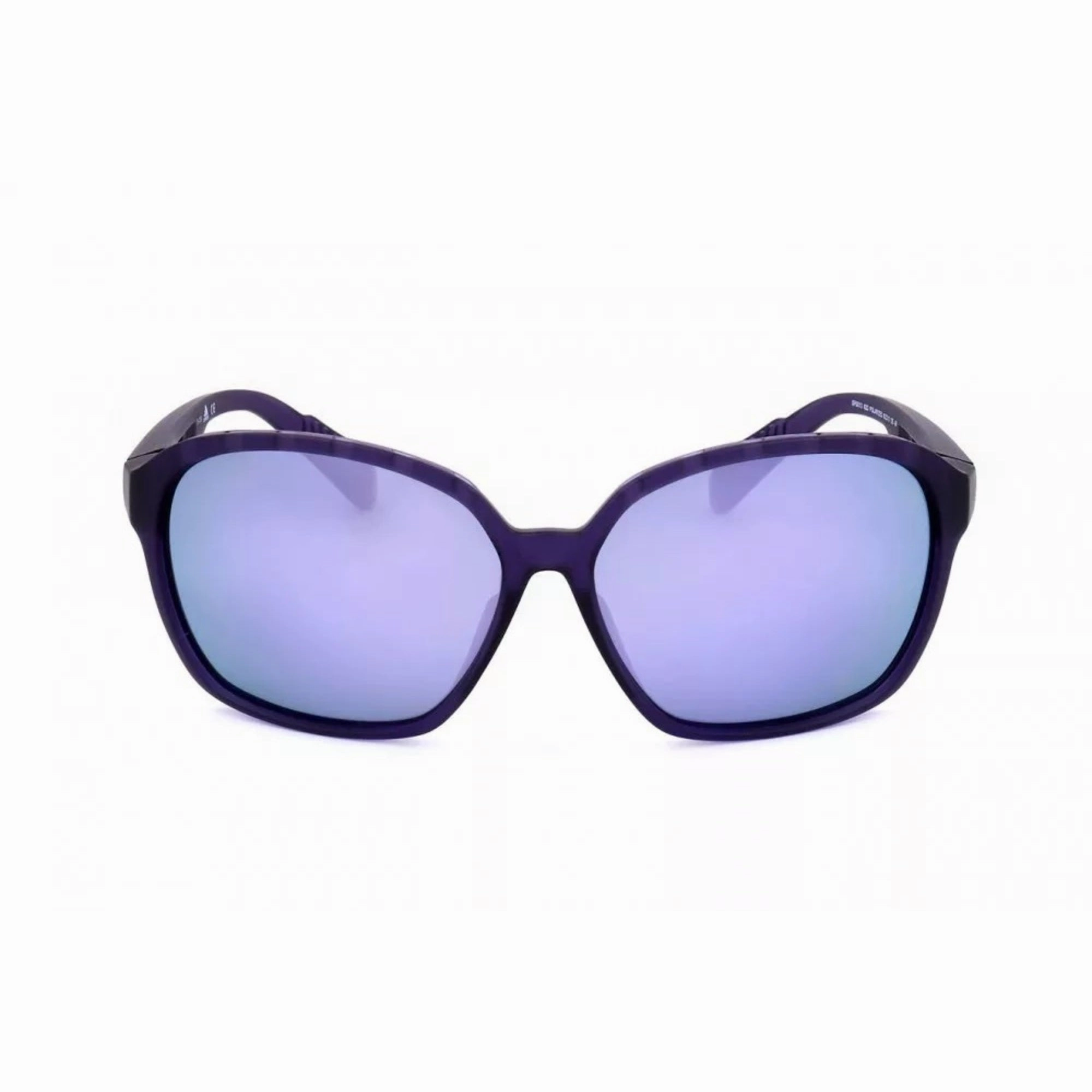 Adidas Women's Sunglasses - Matte Violet Plastic Full Rim Frame | ADIDAS SP0013 82D