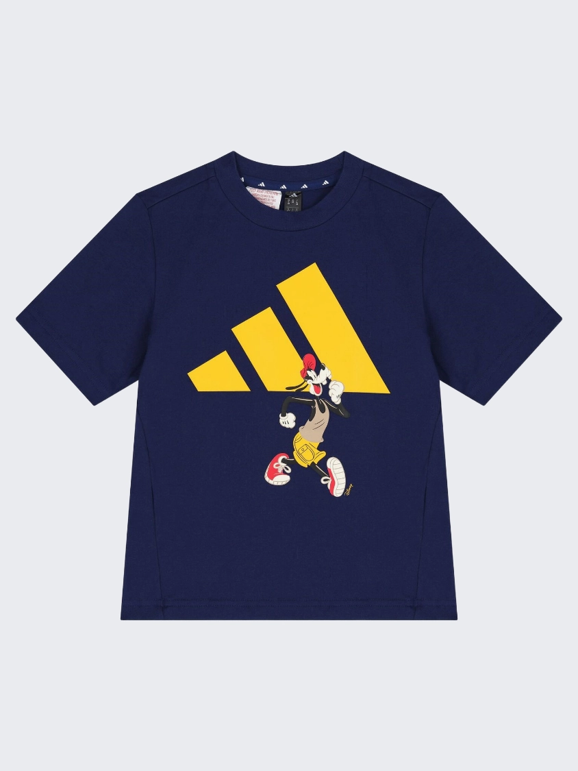 Adidas X Disney Mickey Mouse Little Boys Sportswear Set Blue/Yellow