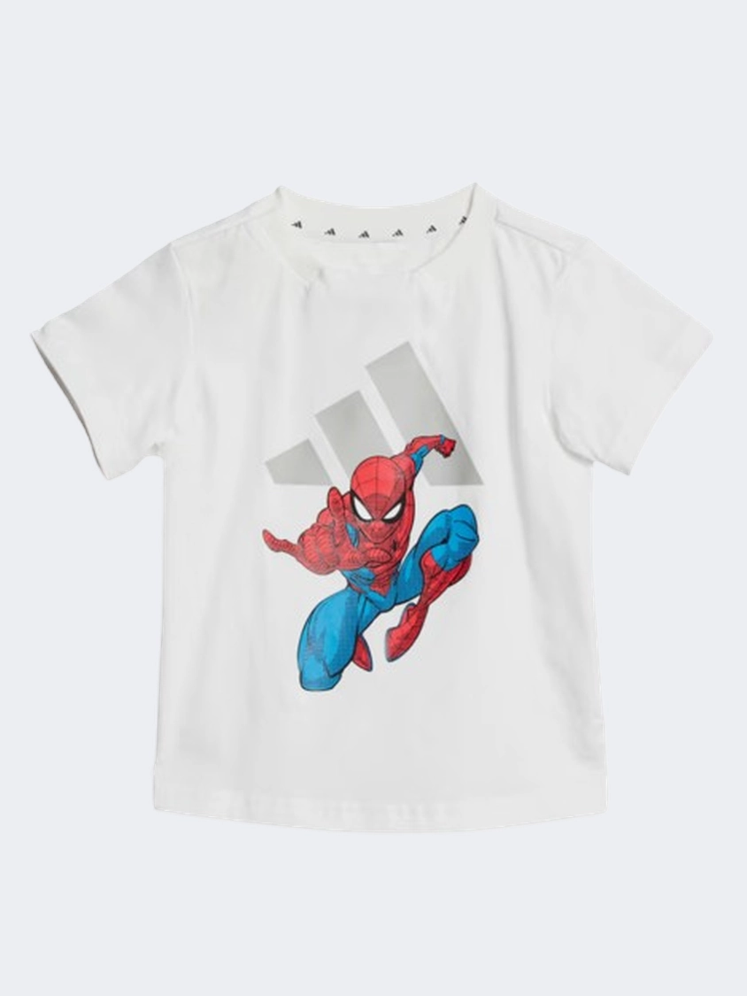 Adidas X Marvel Spider Man  Baby Boys Sportswear Set White/Grey/Red