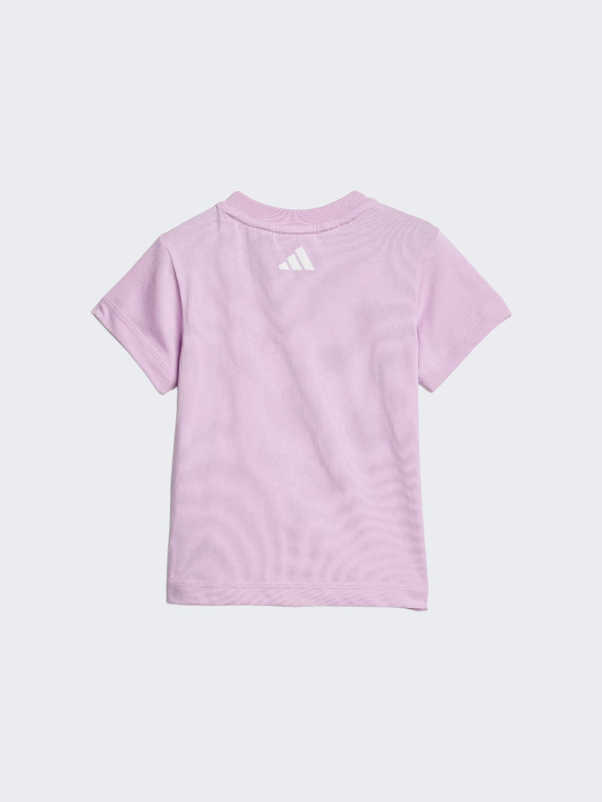 Adidas X Smileyworld Baby-Girls Sportswear Set Lilac/Blue