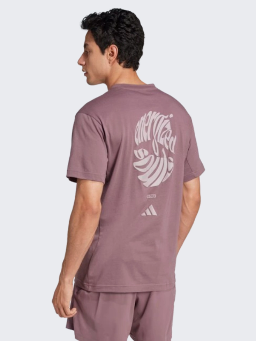 Adidas Yoga Men Training T-Shirt Shadow Fig