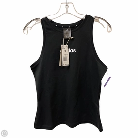 Athletic Tank Top By Adidas In Black, Size: M