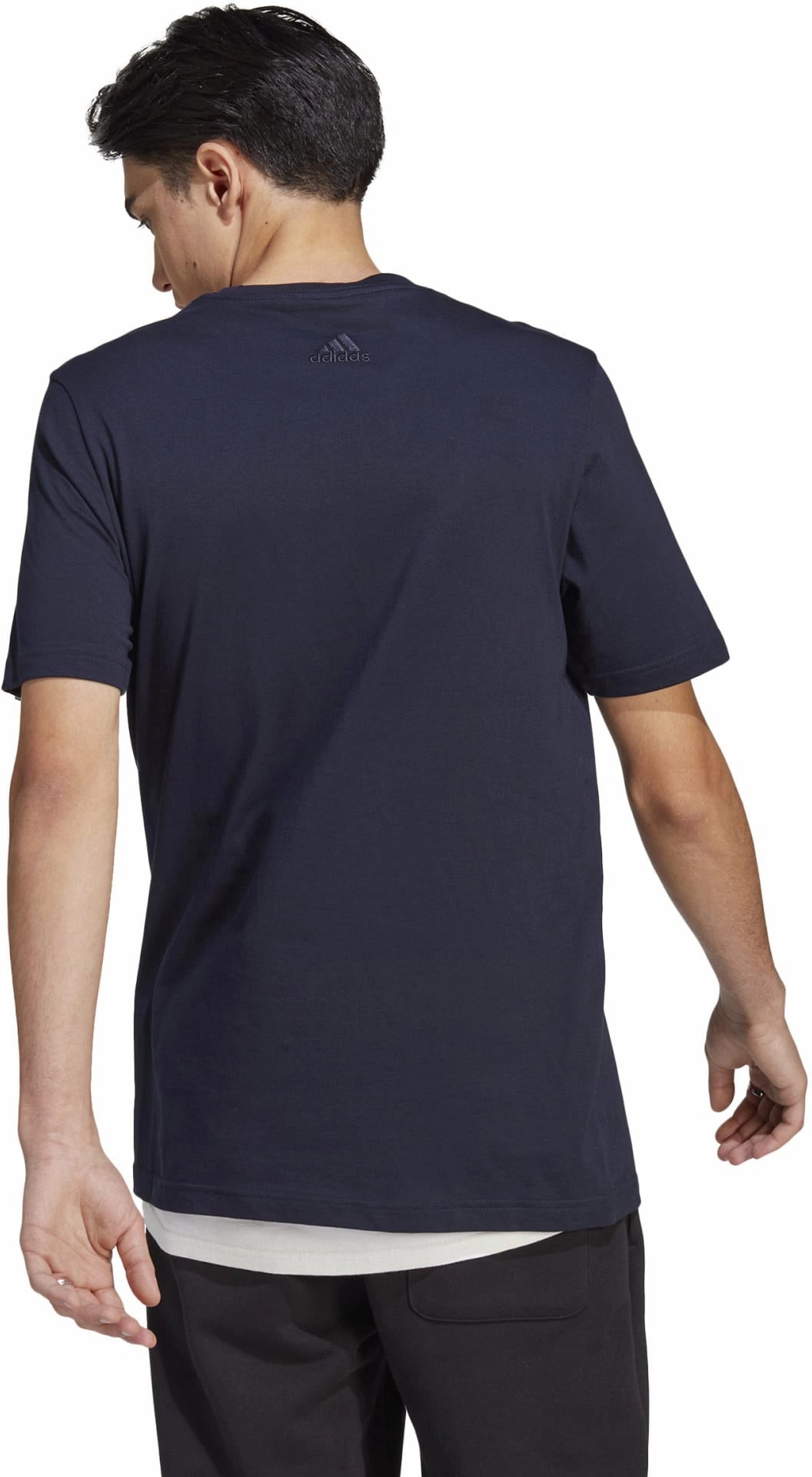 Men's Essentials Single Jersey Linear Embroidered Logo T-Shirt