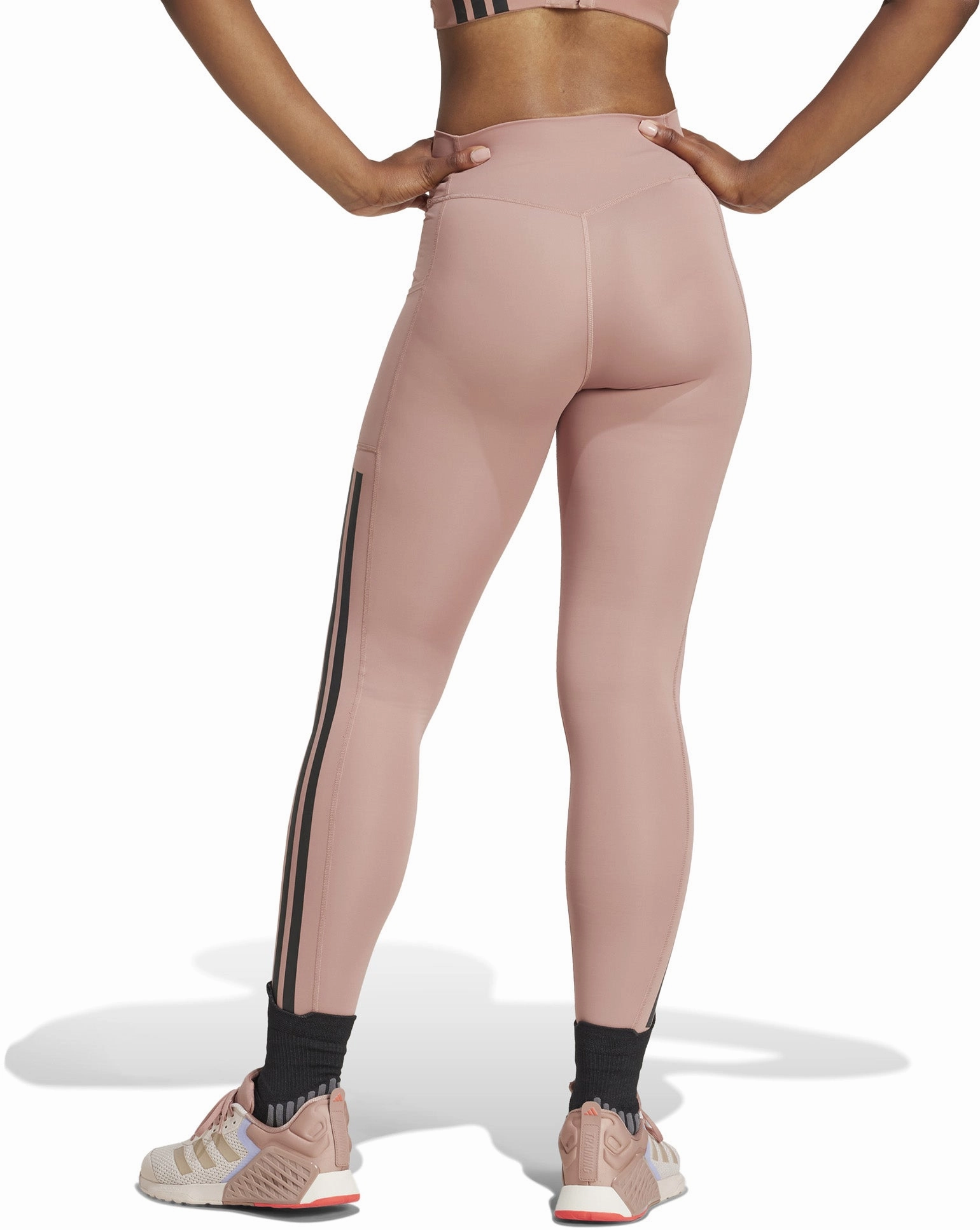 Women's Optime 3-Stripes Full-Length Leggings