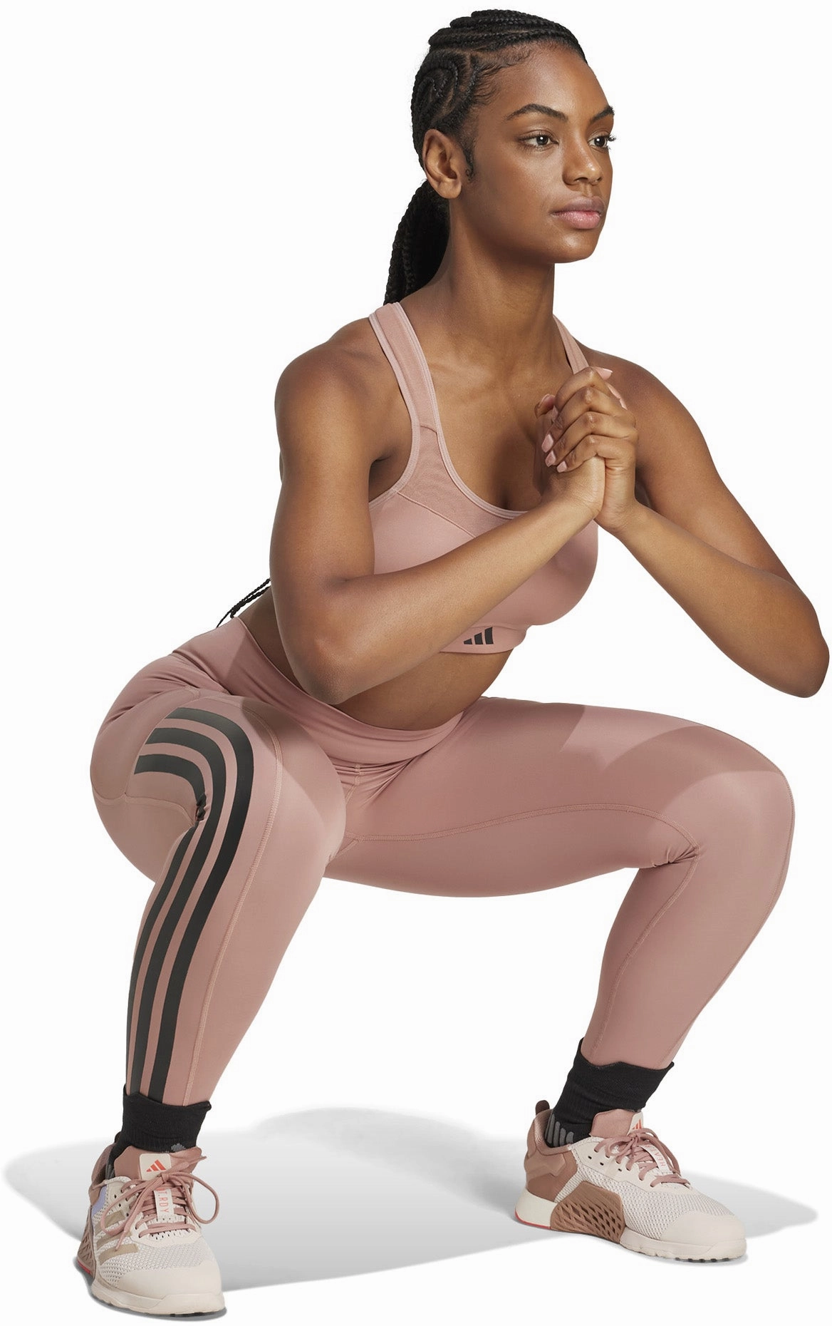 Women's Optime 3-Stripes Full-Length Leggings