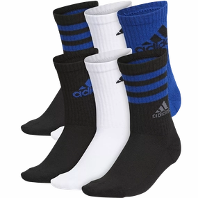 Youth Adidas Cushion Mixed 6-Pack Crew